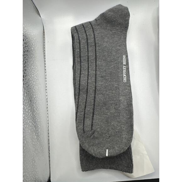 Mens Dress Socks 5 pair assortment. Grey, Blue, Black mens size 10-13 NWT - Picture 4 of 6